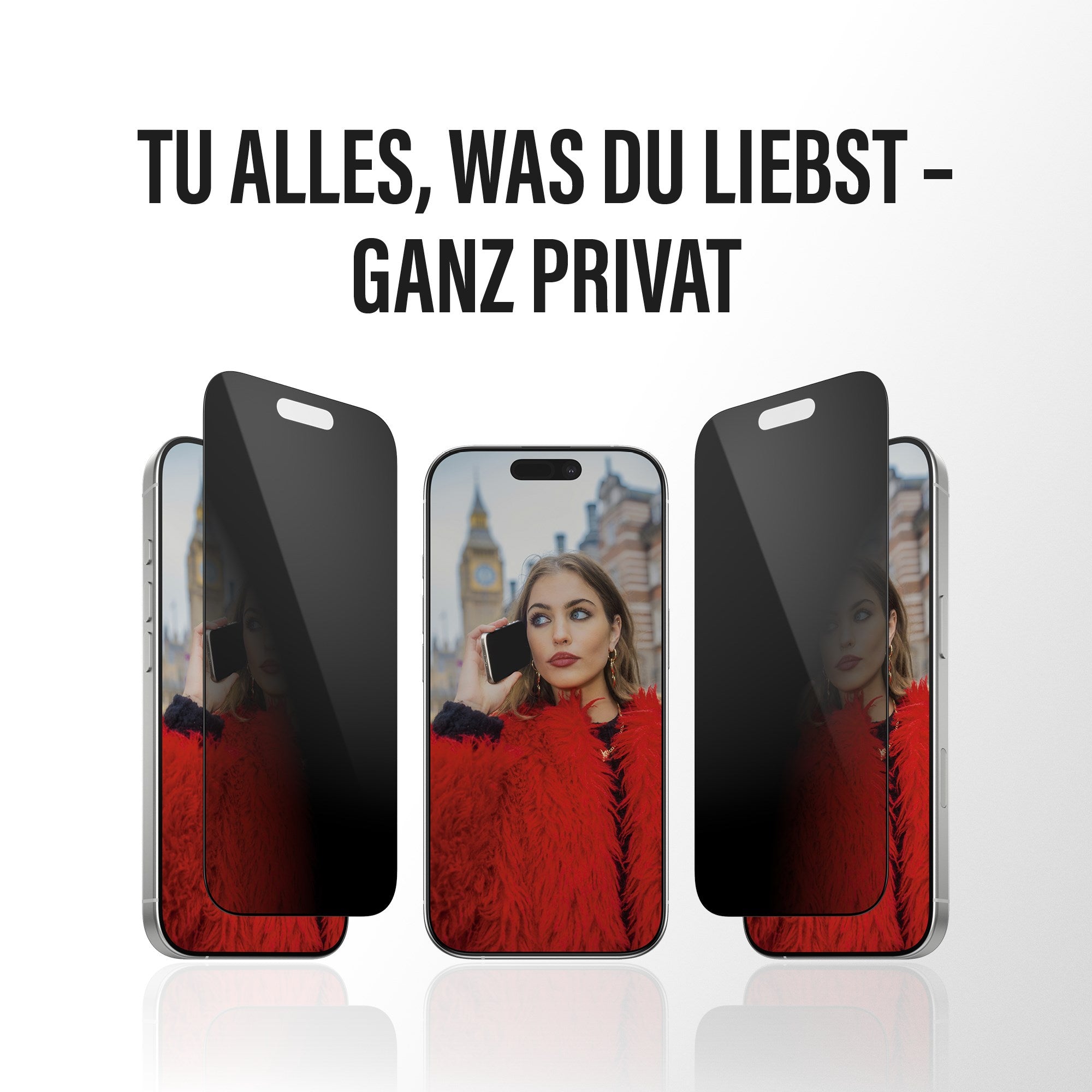 PanzerGlass® Privacy Displayschutz iPhone 17 | iPhone 16 Pro | Ultra-Wide Fit m. FASTFIT IN-A-BOX